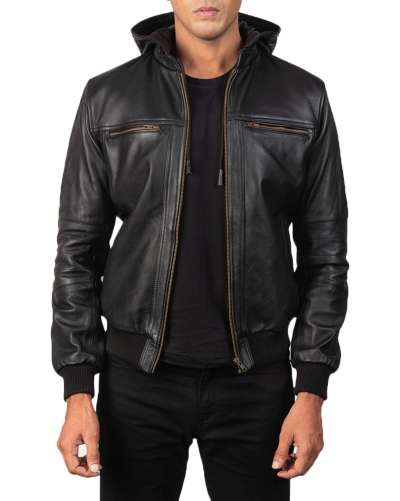 Men's Bomber Hooded Jacket