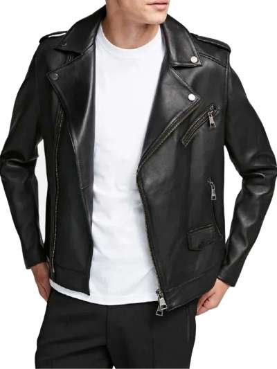 Vintage Men's Biker Jacket 