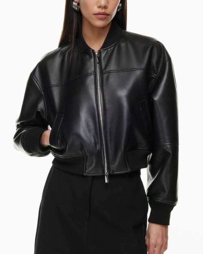 Women's Cropped Bomber